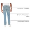 Amazon Essentials Mens Straight-Fit Stretch Jean(Light Blue Vintage)