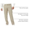Amazon Essentials Men’s Straight-Fit Wrinkle-Resistant Flat-Front Chino Pant(Khaki)
