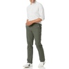 Amazon Essentials Men’s Straight-Fit Wrinkle-Resistant Flat-Front Chino Pant(Olive)