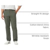 Amazon Essentials Men’s Straight-Fit Wrinkle-Resistant Flat-Front Chino Pant(Olive)