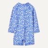 Amazon Essentials Unisex Babies’ Long-Sleeve One-Piece Rashguard(Blue Ditsy Floral)