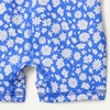 Amazon Essentials Unisex Babies’ Long-Sleeve One-Piece Rashguard(Blue Ditsy Floral)