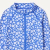 Amazon Essentials Unisex Babies’ Long-Sleeve One-Piece Rashguard(Blue Ditsy Floral)