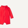 Amazon Essentials Unisex Babies’ Long-Sleeve One-Piece Rashguard(Bright Poppy Red)