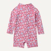 Amazon Essentials Unisex Babies’ Long-Sleeve One-Piece Rashguard(Hot Pink Shells)