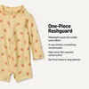 Amazon Essentials Unisex Babies’ Long-Sleeve One-Piece Rashguard(Light Yellow Crabs)