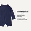 Amazon Essentials Unisex Babies’ Long-Sleeve One-Piece Rashguard(Navy)