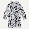 Amazon Essentials Unisex Babies’ Long-Sleeve One-Piece Rashguard(Navy Folk Floral)