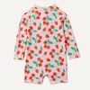 Amazon Essentials Unisex Babies’ Long-Sleeve One-Piece Rashguard(Pink Tomato Red Strawberries)