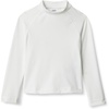 Amazon Essentials Boys and Toddlers’ Long Sleeve UPF 50 Rashguard T-Shirt(White)