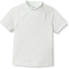 Amazon Essentials Boys and Toddlers’ Short Sleeve Rashguard Swim T-Shirt, Quick-Dry, Slim Fit(White)