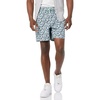 Amazon Essentials Men’s 6″ Inseam Regular Fit Drawstring Shorts with Elastic Waist and Pockets(Light Blue Graphic Flower)