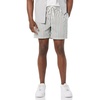 Amazon Essentials Men’s 6″ Inseam Regular Fit Drawstring Shorts with Elastic Waist and Pockets(Multicolor  Stripe)