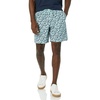 Amazon Essentials Men’s 8″ Inseam Relaxed-Fit Cotton Drawstring Pull-On Walk Shorts, Summer-Weight(Green Floral)