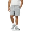 Amazon Essentials Men’s 8″ Inseam Relaxed-Fit Cotton Drawstring Pull-On Walk Shorts, Summer-Weight(Light Grey)