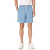 Amazon Essentials Men’s 8″ Inseam Relaxed-Fit Cotton Drawstring Pull-On Walk Shorts, Summer-Weight(Light Wash Chambray)
