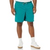 Amazon Essentials Men’s 8″ Inseam Relaxed-Fit Cotton Drawstring Pull-On Walk Shorts, Summer-Weight(Teal Blue)