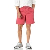 Amazon Essentials Men’s 8″ Inseam Relaxed-Fit Cotton Drawstring Pull-On Walk Shorts, Summer-Weight(Washed Red)