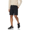 Amazon Essentials Men’s 9″ Elastic Waist Cargo Shorts(Black)