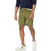 Amazon Essentials Men’s 9″ Elastic Waist Cargo Shorts(Olive)