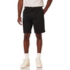 Amazon Essentials Men’s Classic-Fit 9″ Cotton Twill Chino Shorts with Button-Through Pockets(Black)