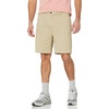 Amazon Essentials Men’s Classic-Fit 9″ Cotton Twill Chino Shorts with Button-Through Pockets(Dark Taupe)