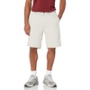 Amazon Essentials Men’s Classic-Fit 9″ Cotton Twill Chino Shorts with Button-Through Pockets(Grey)