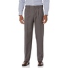 Amazon Essentials Men’s Classic-Fit Pleated Dress Pants (Available in Big & Tall)(Dark Grey)