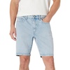 Amazon Essentials Men’s Heavyweight Stretch Straight-Fit Jean Shorts, Mid Rise, 9″ Inseam(Iced Blue Light Wash)