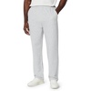 Amazon Essentials Men’s Regular-Fit Soft Cotton Open-Hem Sweatpants(Light Grey Heather)