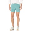 Amazon Essentials Men’s Slim-Fit 5″ Lightweight Comfort Stretch Oxford Cotton Shorts(Aqua Green)