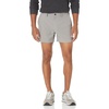 Amazon Essentials Men’s Slim-Fit 5″ Lightweight Comfort Stretch Oxford Cotton Shorts(Metallic Silver)