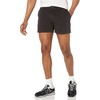 Amazon Essentials Men’s Slim-Fit 5″ Lightweight Comfort Stretch Oxford Cotton Shorts(Washed Black)
