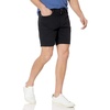 Amazon Essentials Men’s Straight-Fit 7″ Inseam Stretch 5-Pocket Shorts(Black)