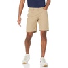 Amazon Essentials Men’s Straight-Fit 9″ Inseam Stretch Cotton Twill 5-Pocket Shorts(Khaki)