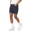 Amazon Essentials Men’s Straight-Fit 9″ Inseam Stretch Cotton Twill 5-Pocket Shorts(Midnight Blue)