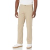 Amazon Essentials Men’s Straight-Fit Casual Stretch Chino Pant(Khaki)
