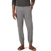 Amazon Essentials Men’s Straight-Fit Chino Jogger Pants with Elastic Waist and Pockets(Dark Grey)