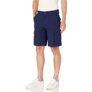 Amazon Essentials Men’s 10″ (25cm) Lightweight Cotton Blend Stretch Cargo Shorts(Navy)