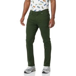 Amazon Essentials Men’s 5-Pocket Stretch Twill Casual Pants(Dark Olive)