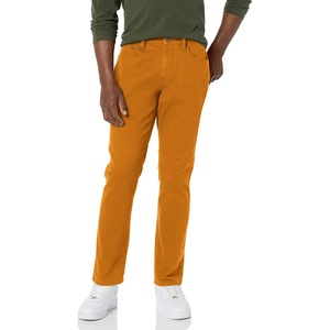 Amazon Essentials Men’s 5-Pocket Stretch Twill Pants(Gold)