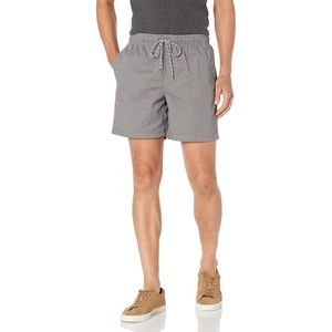 Amazon Essentials Men’s 6″ Inseam Regular Fit Drawstring Shorts with Elastic Waist and Pockets(Grey)