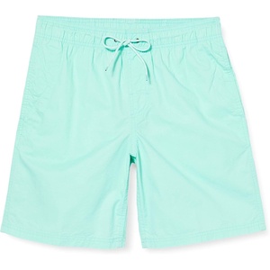 Amazon Essentials Men’s 8″ Inseam Relaxed-Fit Cotton Drawstring Pull-On Walk Shorts, Summer-Weight(Aqua Green)