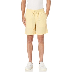 Amazon Essentials Men’s 8″ Inseam Relaxed-Fit Cotton Drawstring Pull-On Walk Shorts, Summer-Weight(Pale Yellow)