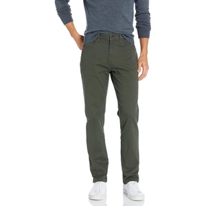 Amazon Essentials Men’s Athletic Fit Chinos, Work Pants, 5-Pocket, Cotton Stretch(Olive)