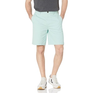Amazon Essentials Men’s Classic-Fit 9″ Cotton Twill Chino Shorts with Button-Through Pockets(Sea Green)