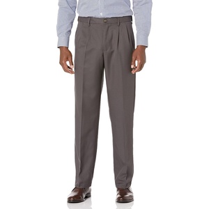 Amazon Essentials Men’s Classic-Fit Pleated Dress Pants (Available in Big & Tall)(Dark Grey)