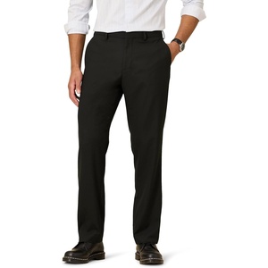 Amazon Essentials Men’s Classic-Fit Wrinkle-Resistant Stretch Dress Pants(Black)