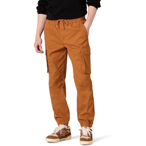 Amazon Essentials Men’s Drawstring-Waist Regular-Fit Cargo Jogger(Caramel)