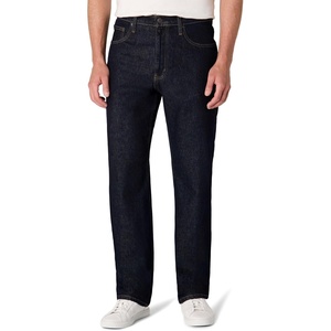 Amazon Essentials Men’s Heavyweight Denim Rigid Loose Fit Jeans, 5 Pocket, Generously Proportioned(Rinse)
